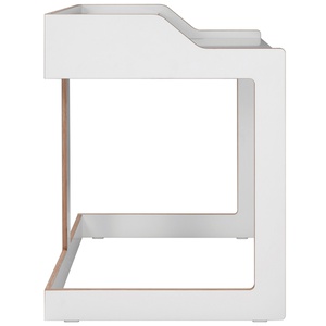 Secrétaire PLANE Müller Small Living blanc - bord en bouleau
