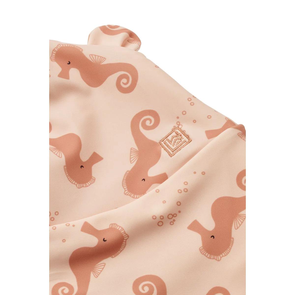 Senia Sun Hat With Ears 3-6m Liewood Seahorse / Apple blossom
