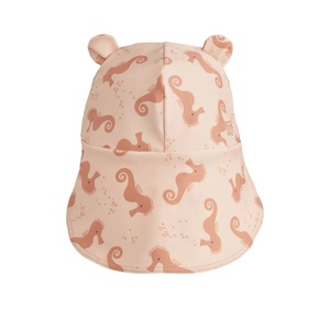 Senia Sun Hat With Ears 3-6m Liewood Seahorse / Apple blossom