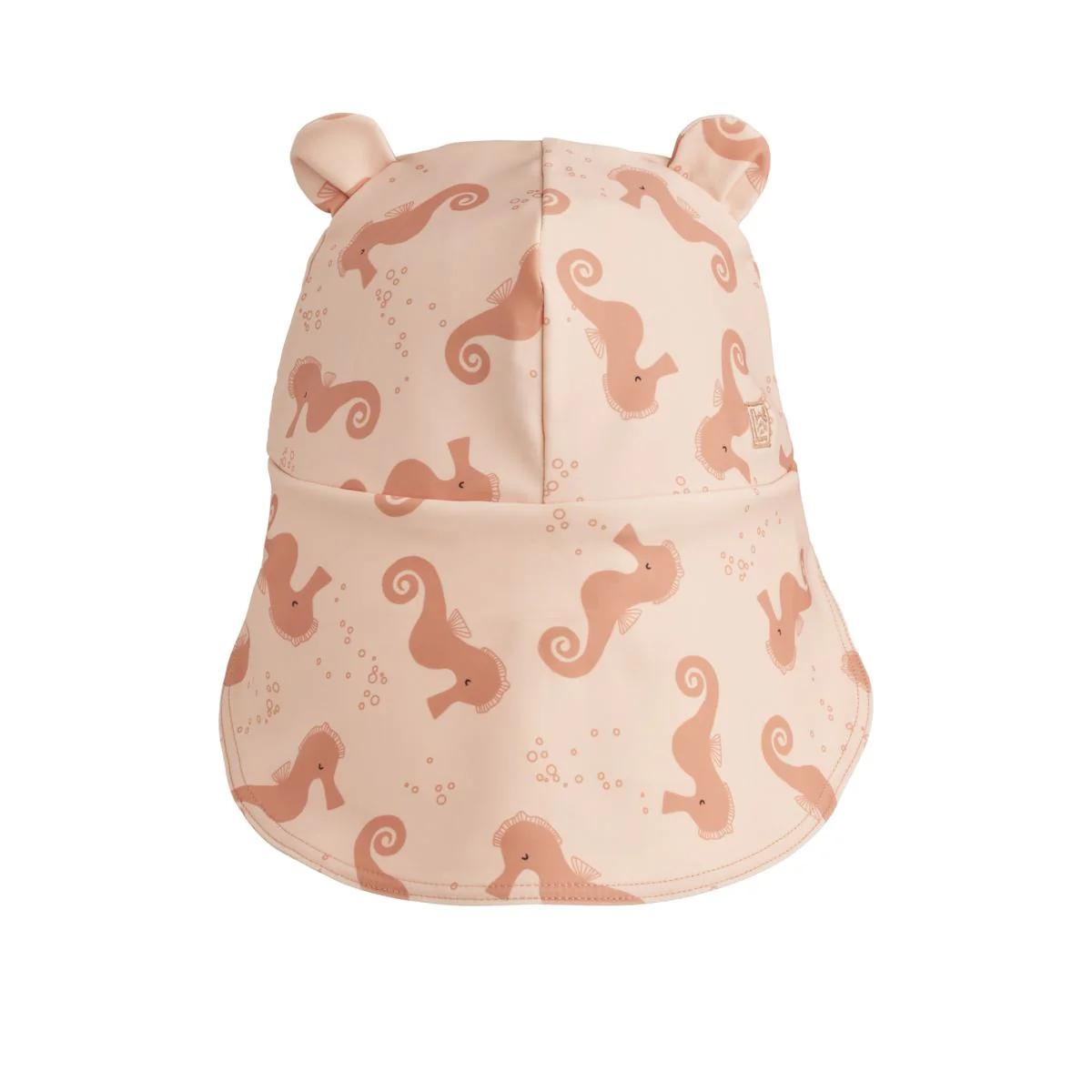 Senia Sun Hat With Ears 6-9m Liewood Seahorse / Apple blossom
