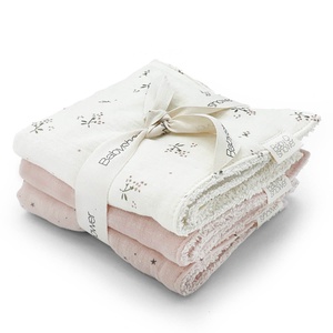 Set 3 serviettes Babyshower roseberry 