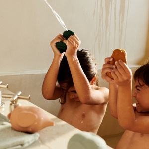 Set 4 jouets de bain CAROLINA Liewood Dove blue multi mix