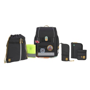 Set cartable scolaire Boxy Unique Laessig black