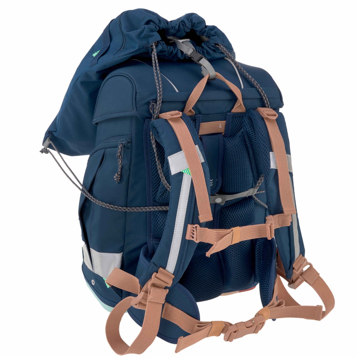 Set cartable scolaire Boxy Unique Laessig navy