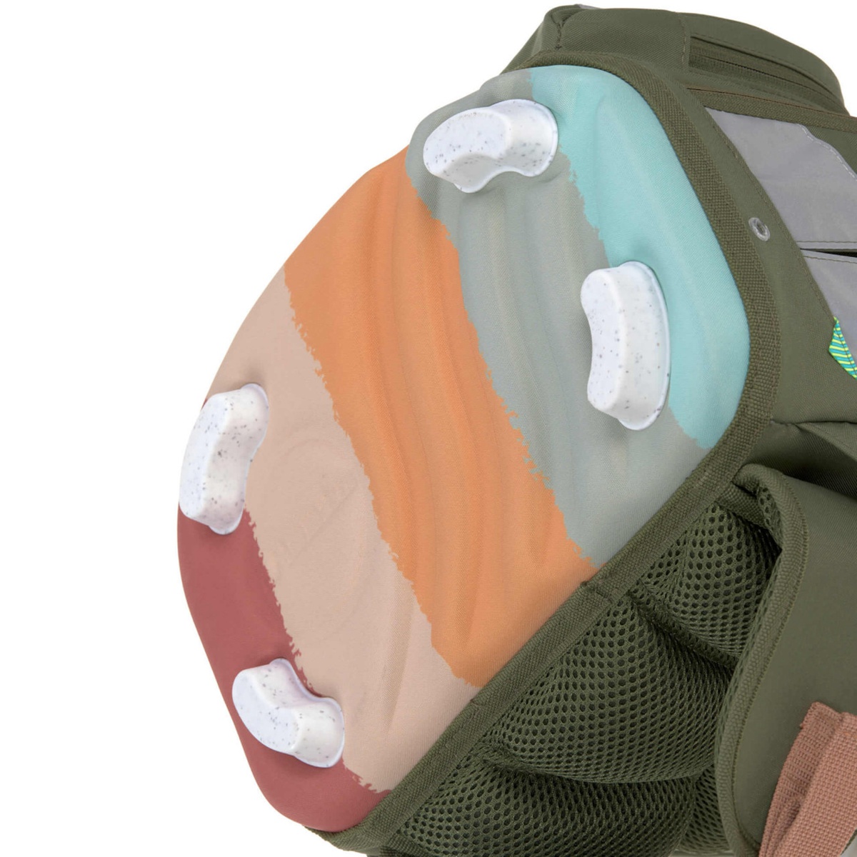 Set cartable scolaire Boxy Unique Laessig olive