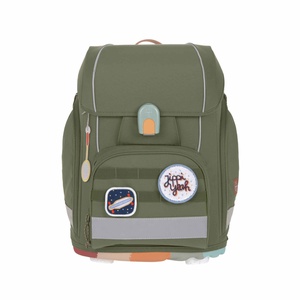 Set cartable scolaire Boxy Unique Laessig olive
