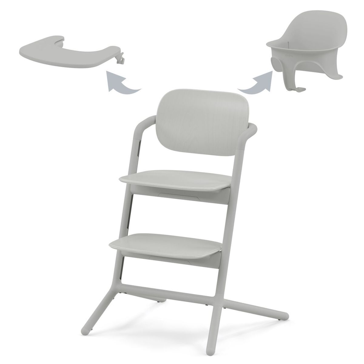 Set chaise haute LEMO 3in1 Cybex Suede Grey