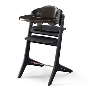 Set chaise haute LEMO Platinum 3in1 Cybex black wood black