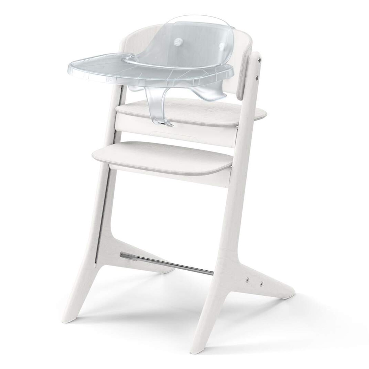 Set chaise haute LEMO Platinum 4in1 Cybex white wood white 