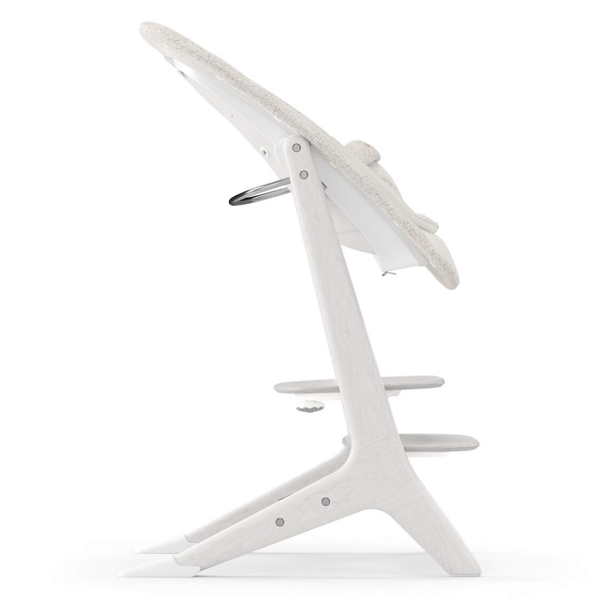 Set chaise haute LEMO Platinum 4in1 Cybex white wood white 