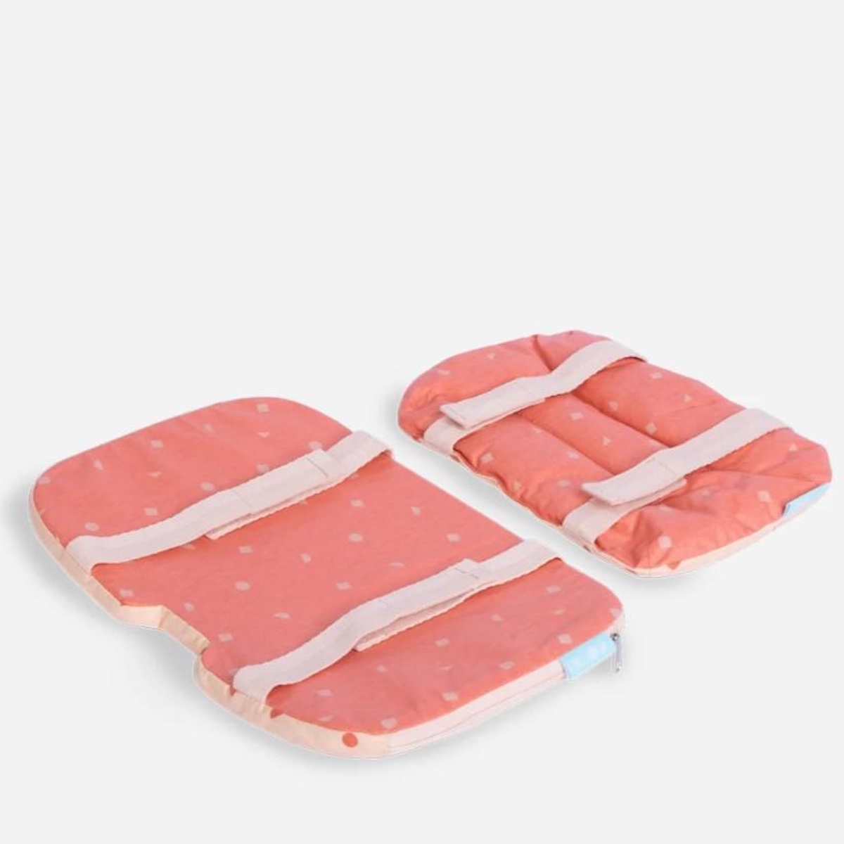 Set coussins coton KLAPP Kaos coral-pink