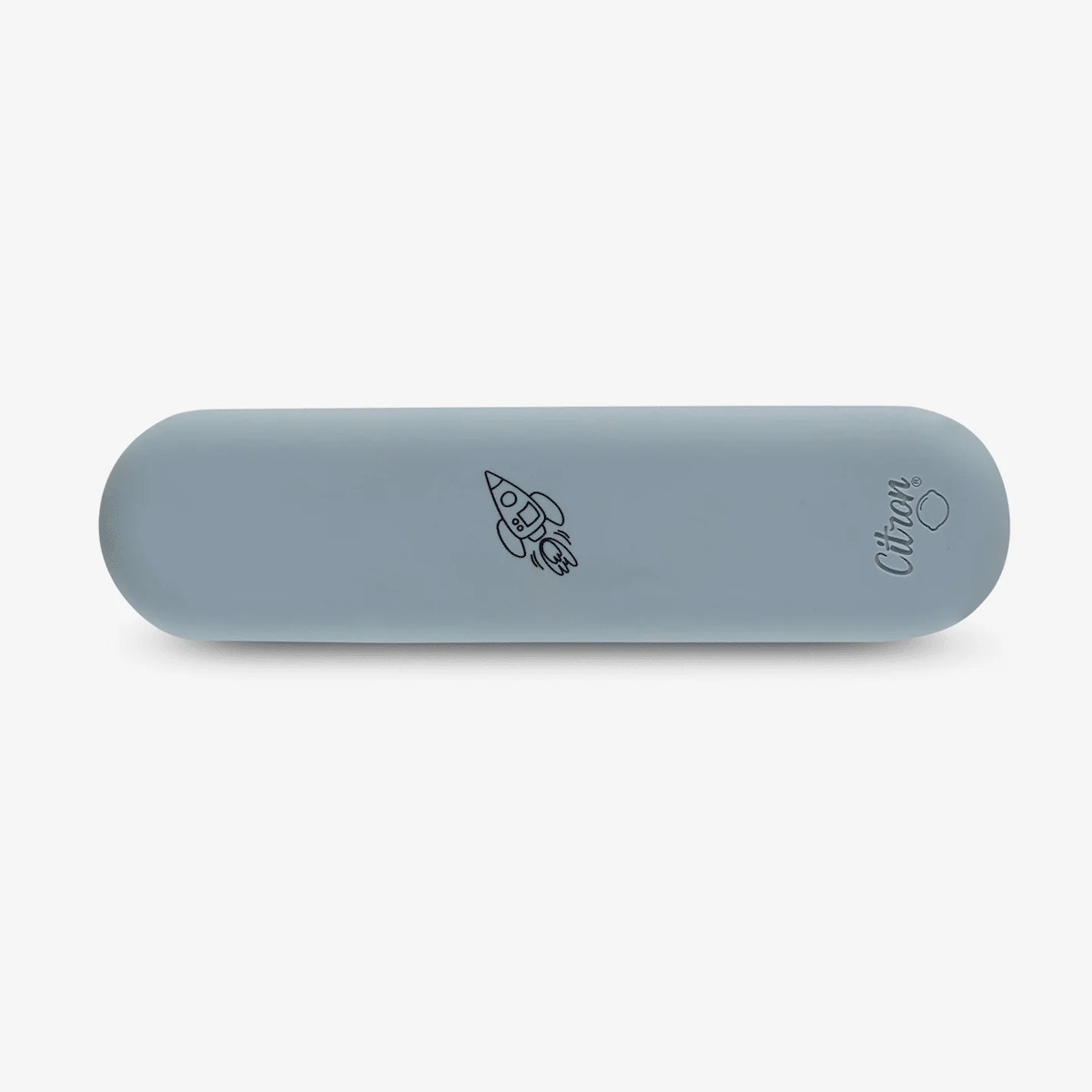 Set couverts acier inoxydable avec étui Citron dusty blue