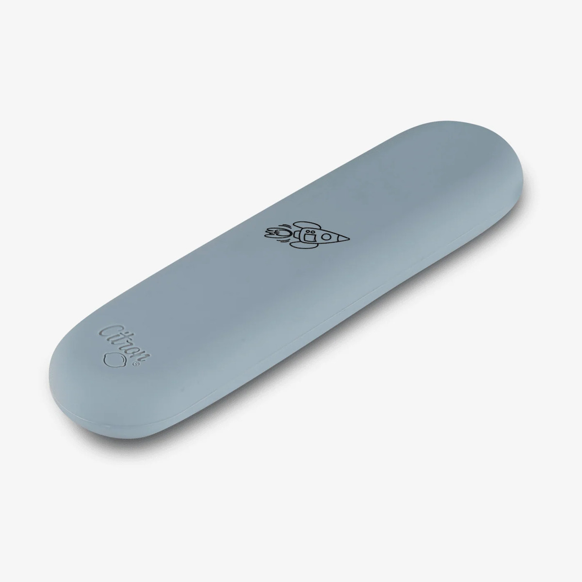 Set couverts acier inoxydable avec étui Citron dusty blue