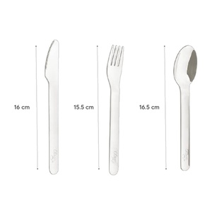 Set couverts acier inoxydable avec étui Citron flowers
