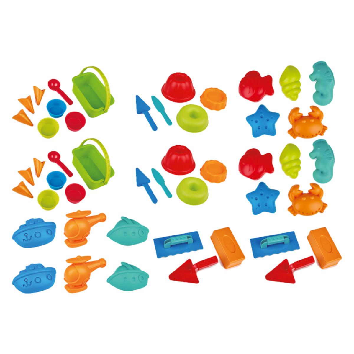 Set de sable Formes et construction Beleduc