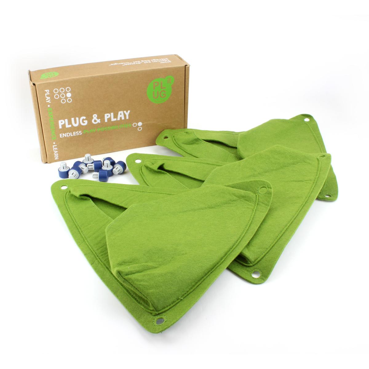 Set de sacs Triangle Plug it Beleduc