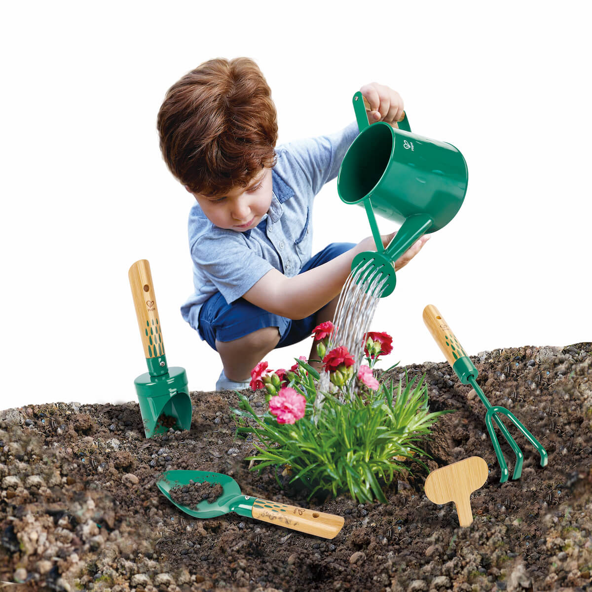 Set du petit jardinier Hape vert