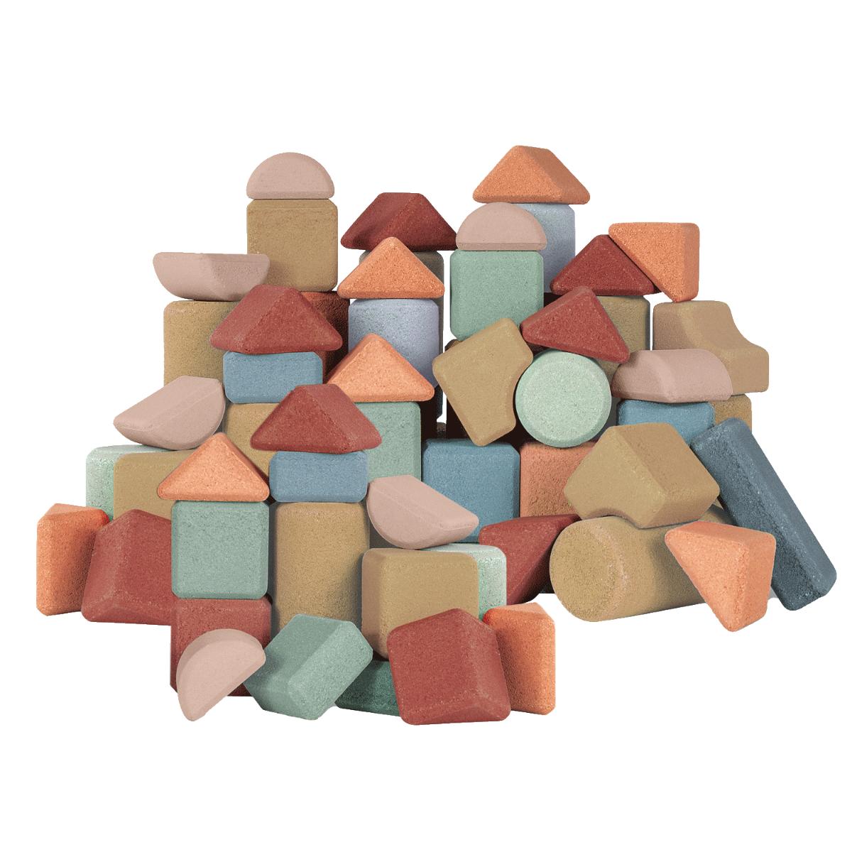 Set groupe Kork's Blocs colorées & formes 120 pcs. Beleduc