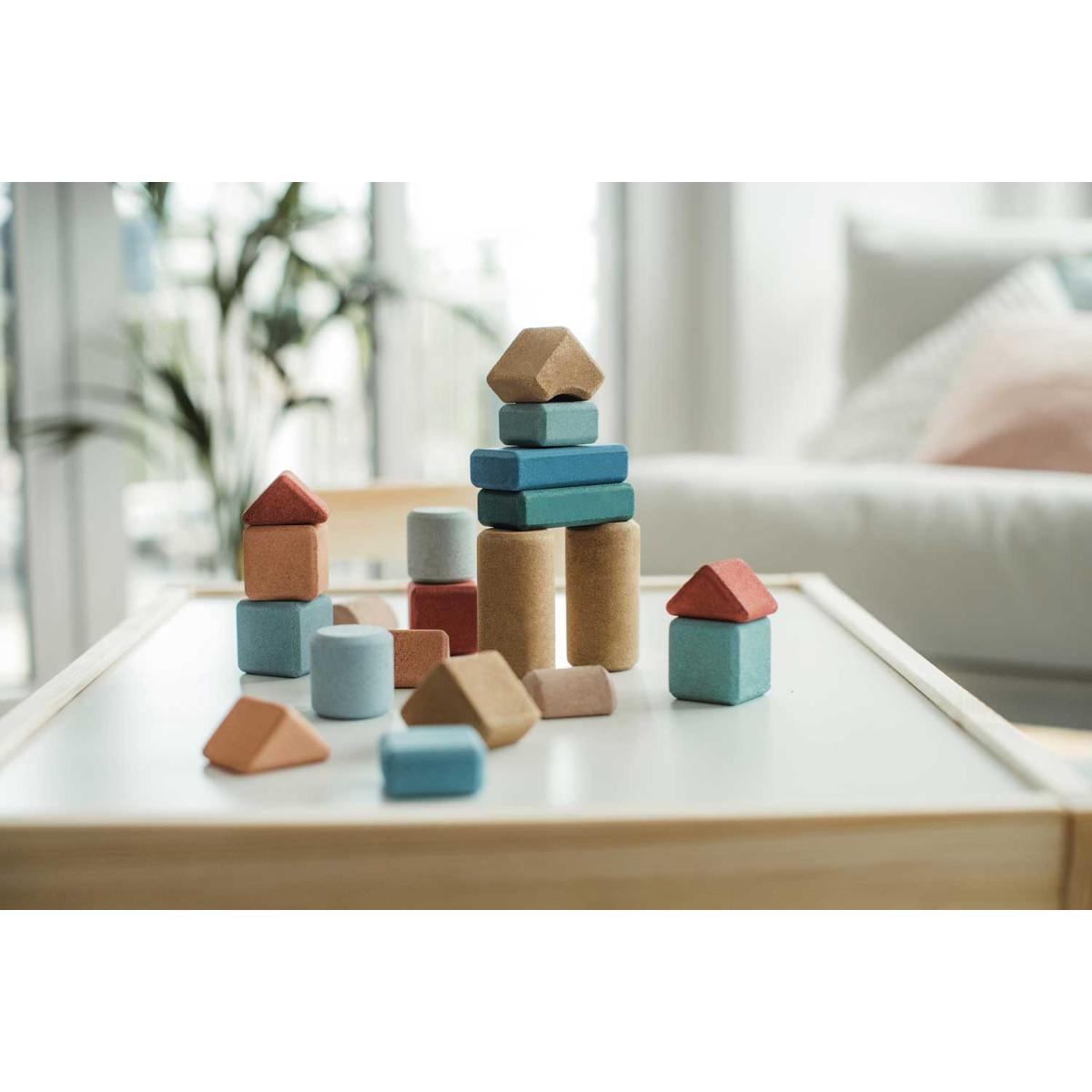 Set groupe Kork's Blocs colorées & formes 120 pcs. Beleduc