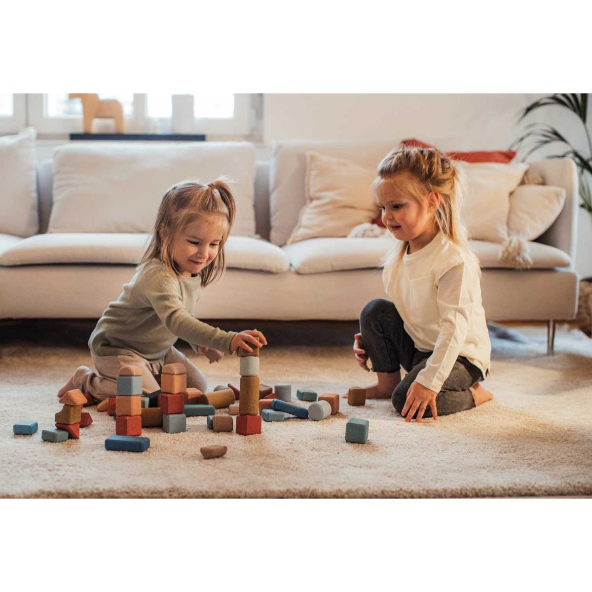 Set groupe Kork's Blocs colorées & formes 120 pcs. Beleduc