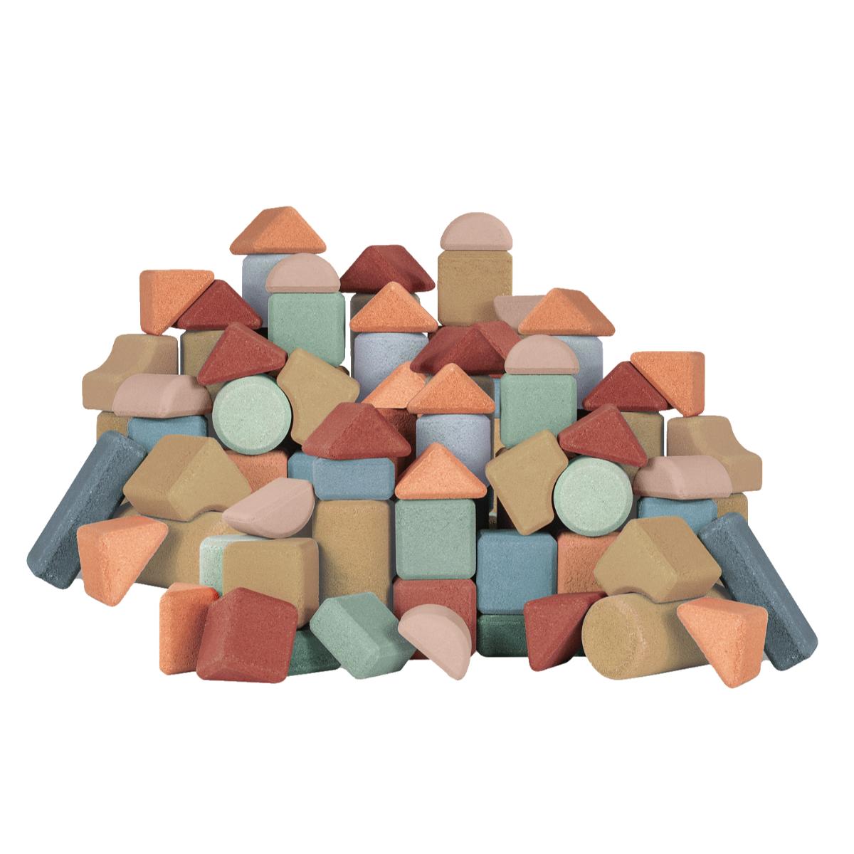 Set groupe Kork's Blocs colorées & formes 200 pcs. Beleduc