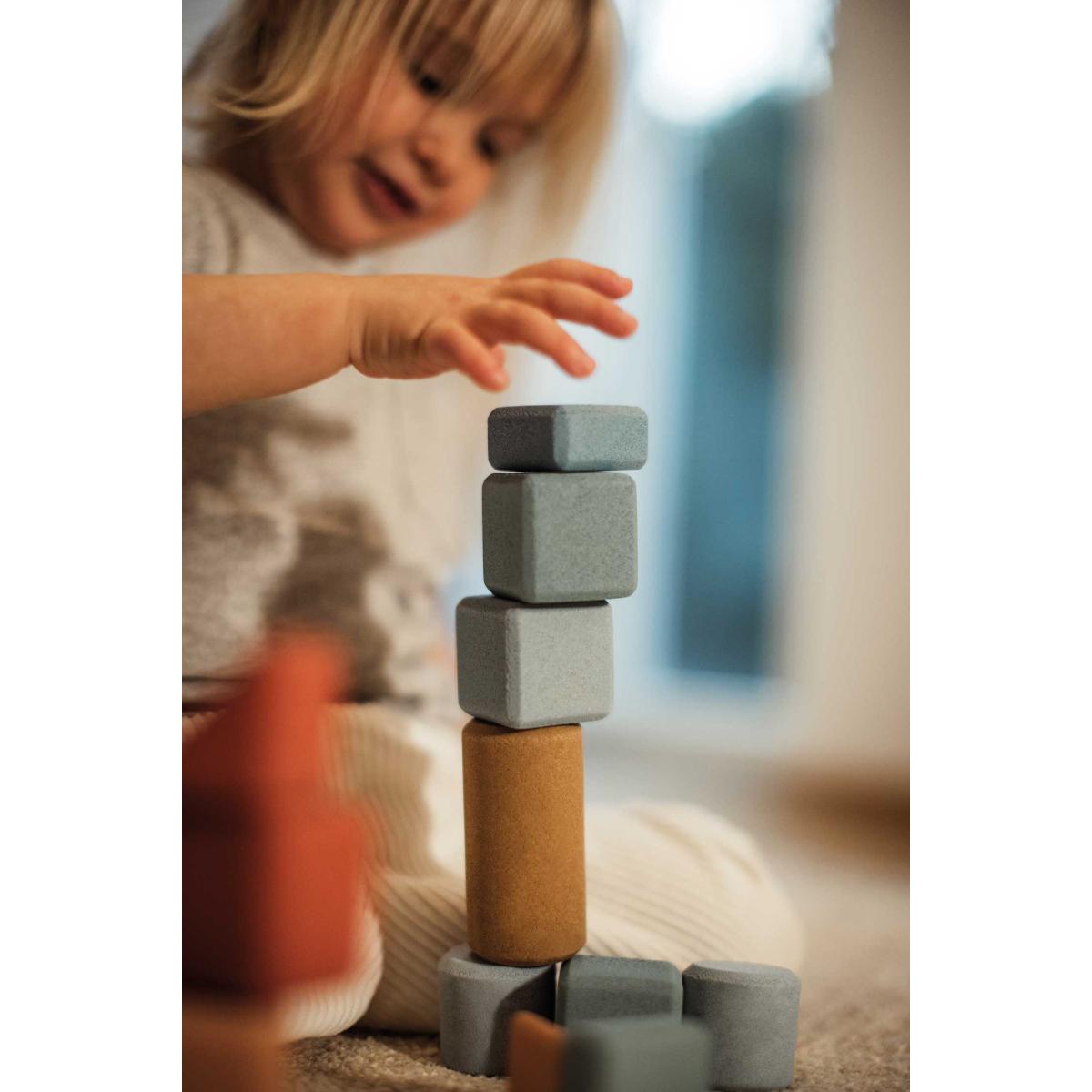 Set groupe Kork's Blocs colorées & formes 200 pcs. Beleduc