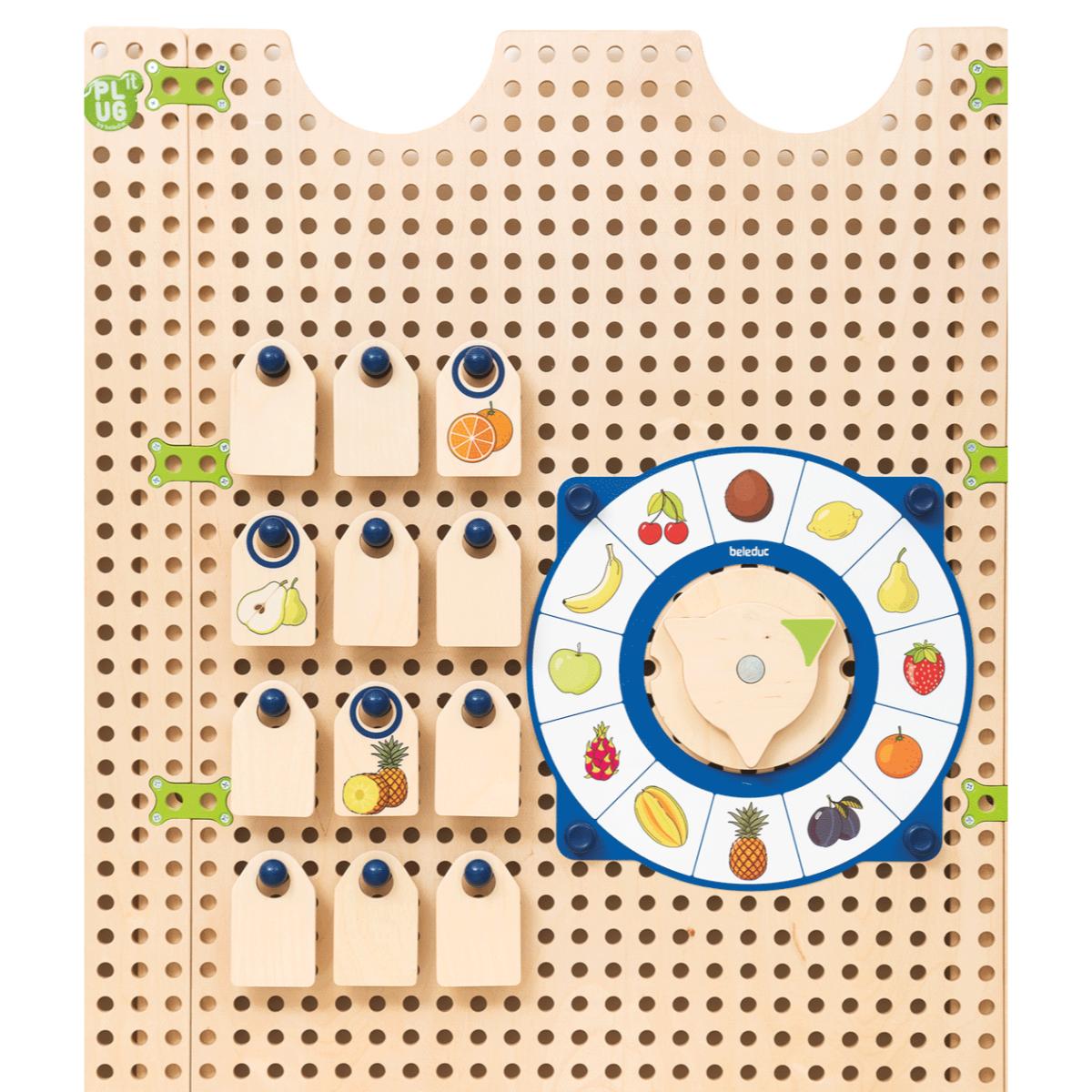 Set horloge & jeux d'actions Plug it Beleduc