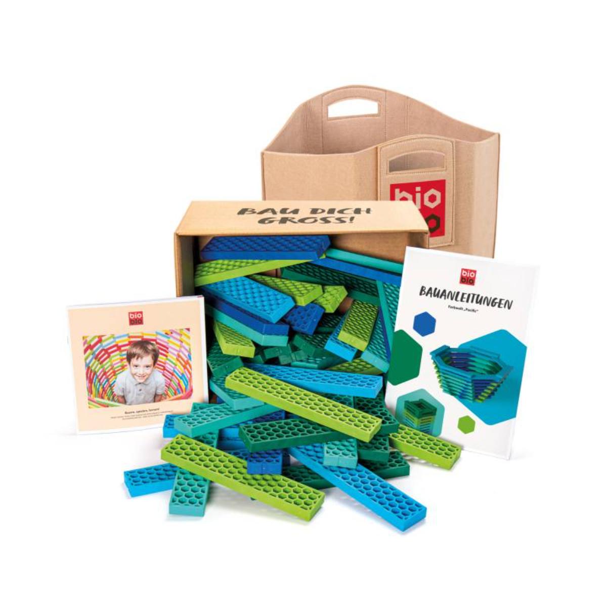 Set Jumbo Pacific avec panier en feutre Bioblo