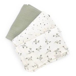 Set mini 3 langes Babyshower olive bloom