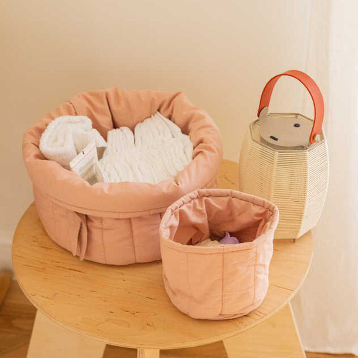 Set paniers matelassés BAMBIE Lorena Canals Vintage Nude
