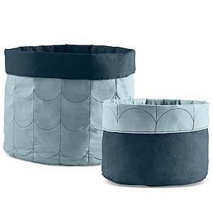 Set paniers rangements ROOM COLLECTION Flexa light-dark dusty blue