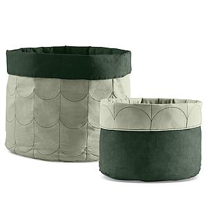 Set paniers rangements ROOM COLLECTION Flexa light-dark dusty green