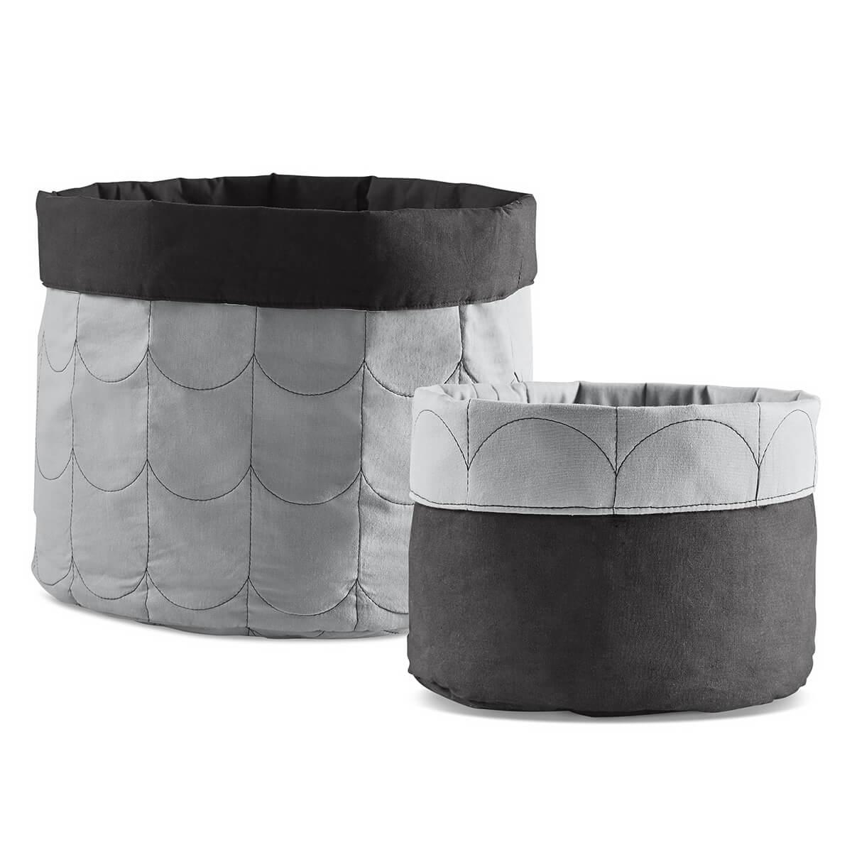 Set paniers rangements ROOM COLLECTION Flexa light-dark dusty grey