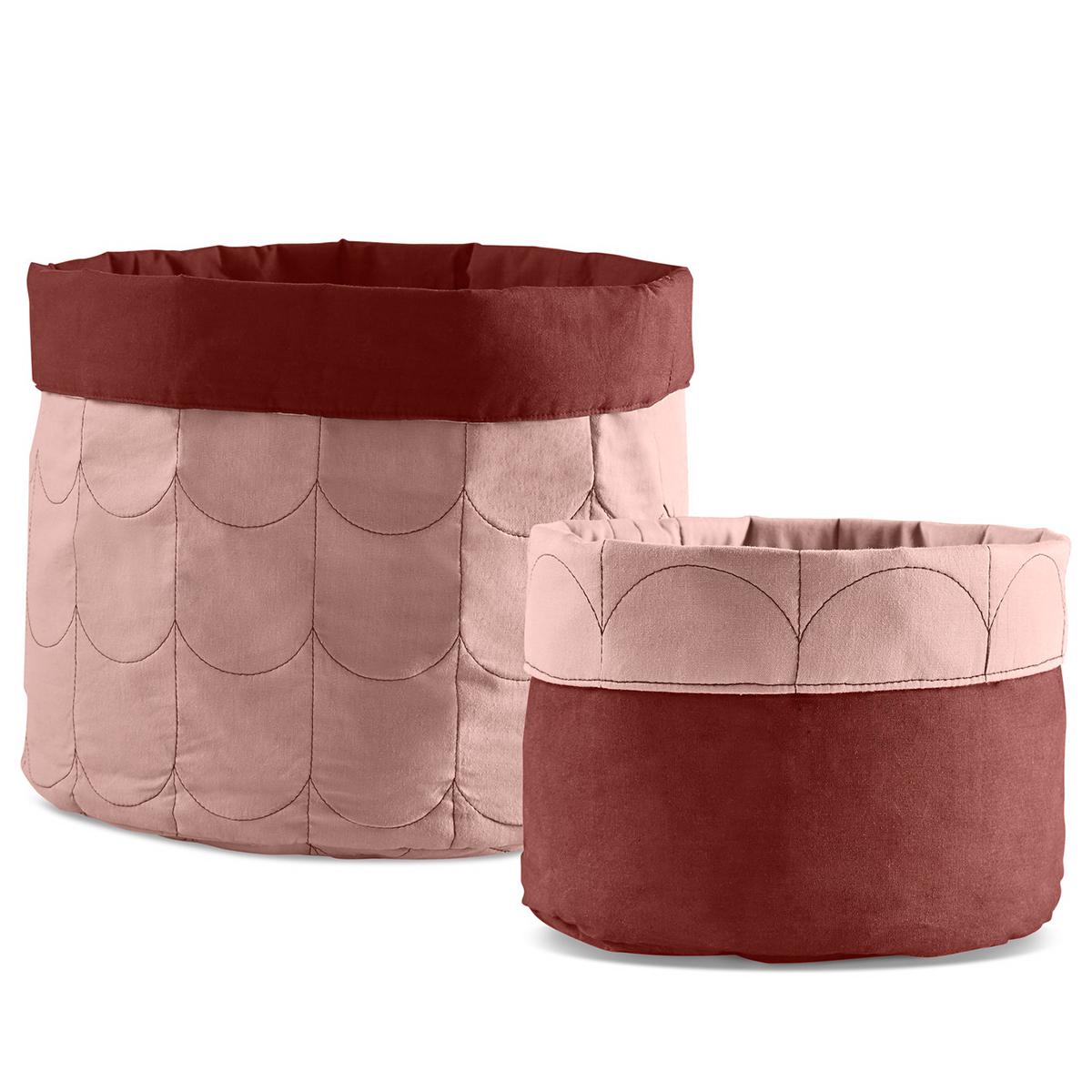 Set paniers rangements ROOM COLLECTION Flexa light-dark dusty rose