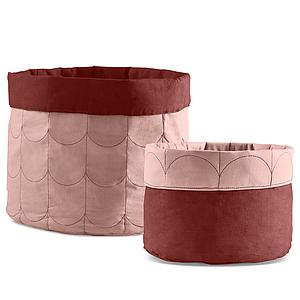 Set paniers rangements ROOM COLLECTION Flexa light-dark dusty rose