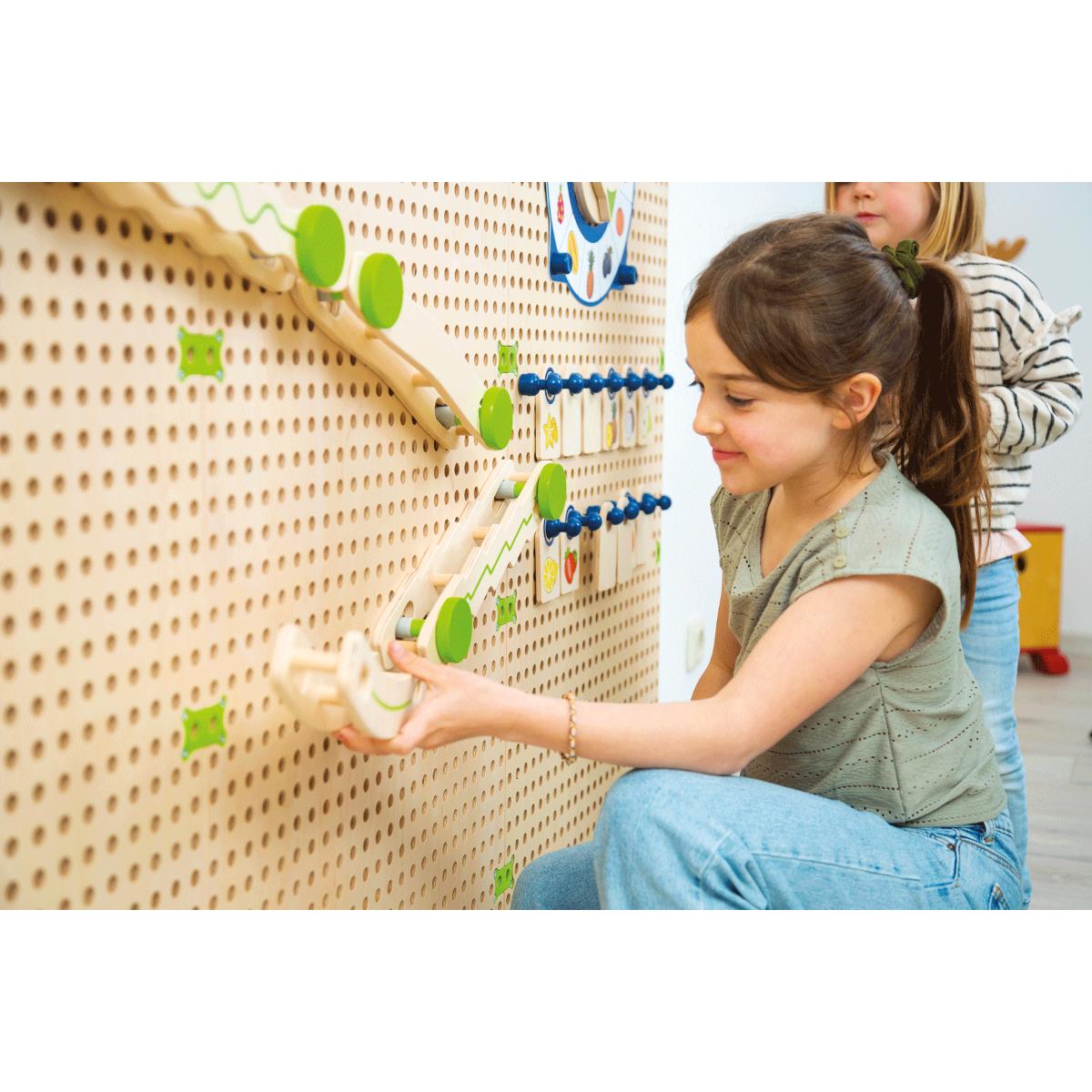 Set piste de billes Plug it Beleduc