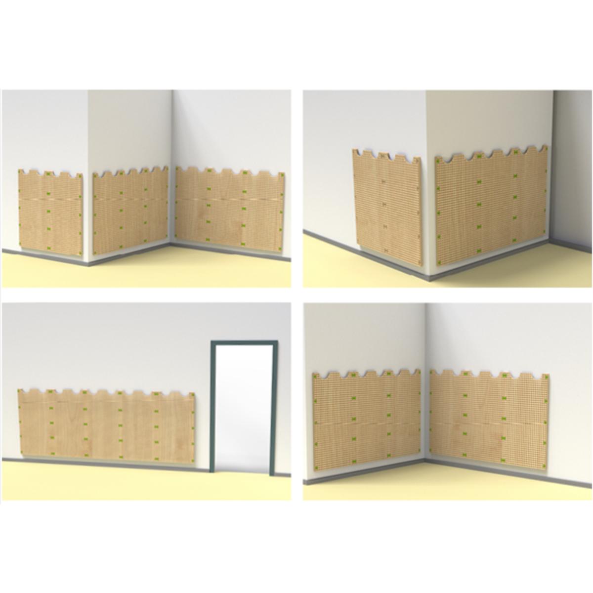 Set plaques de base Plug it Beleduc