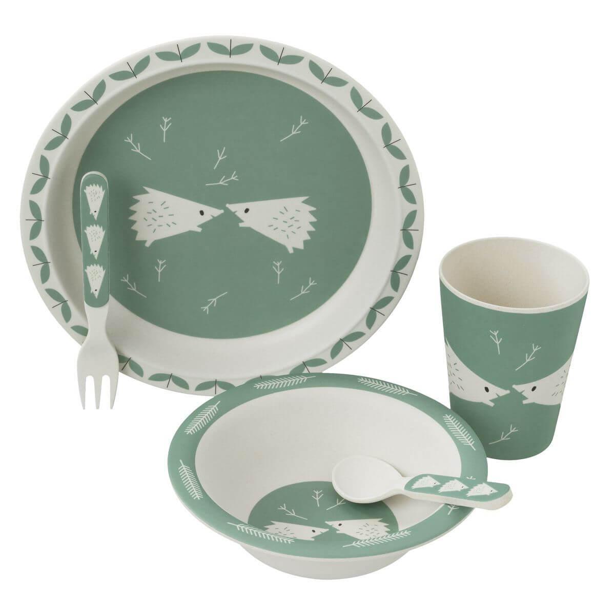 Set repas bamboo HEDGEHOG Fresk