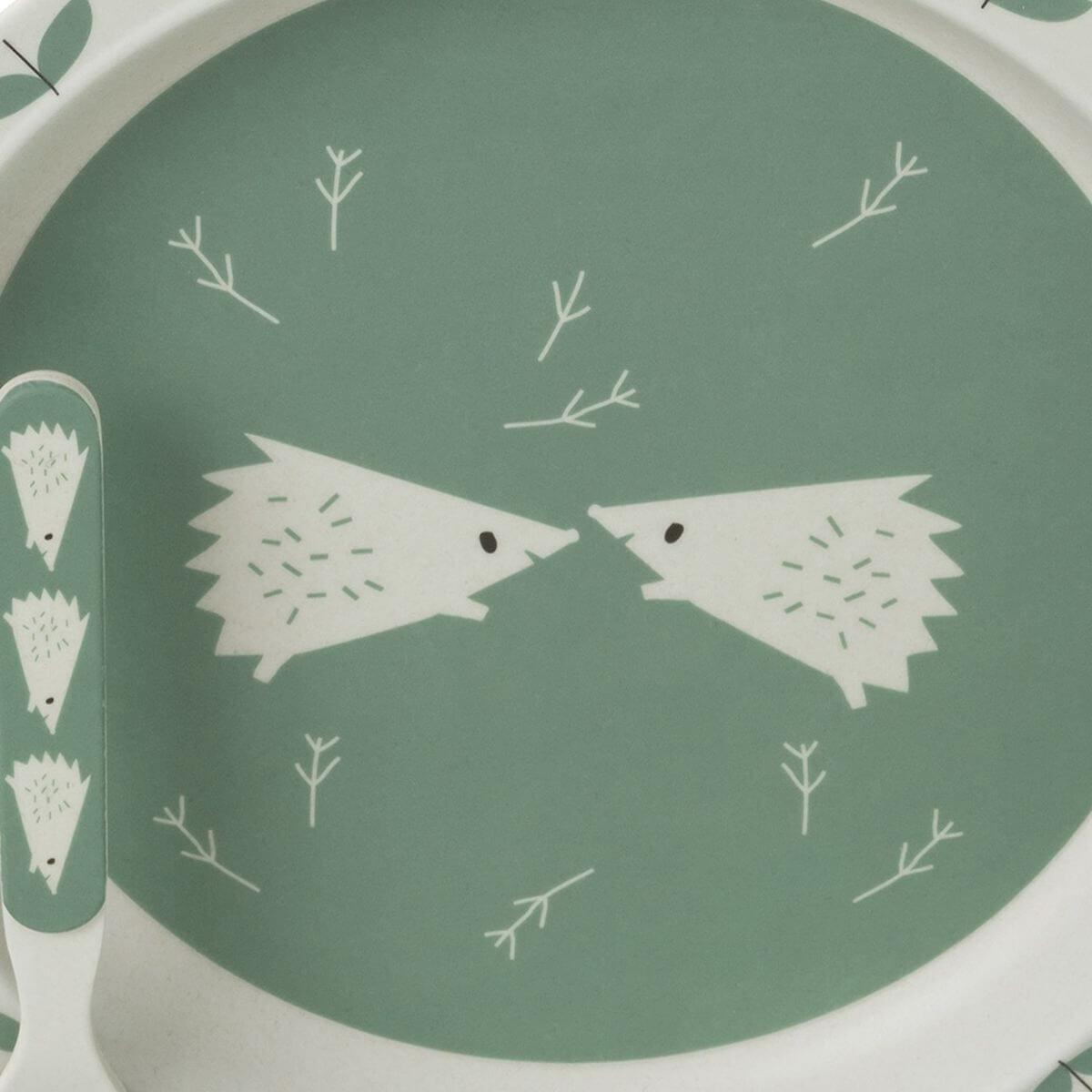 Set repas bamboo HEDGEHOG Fresk