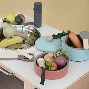 Set ustensiles cuisine Sebra gris warm