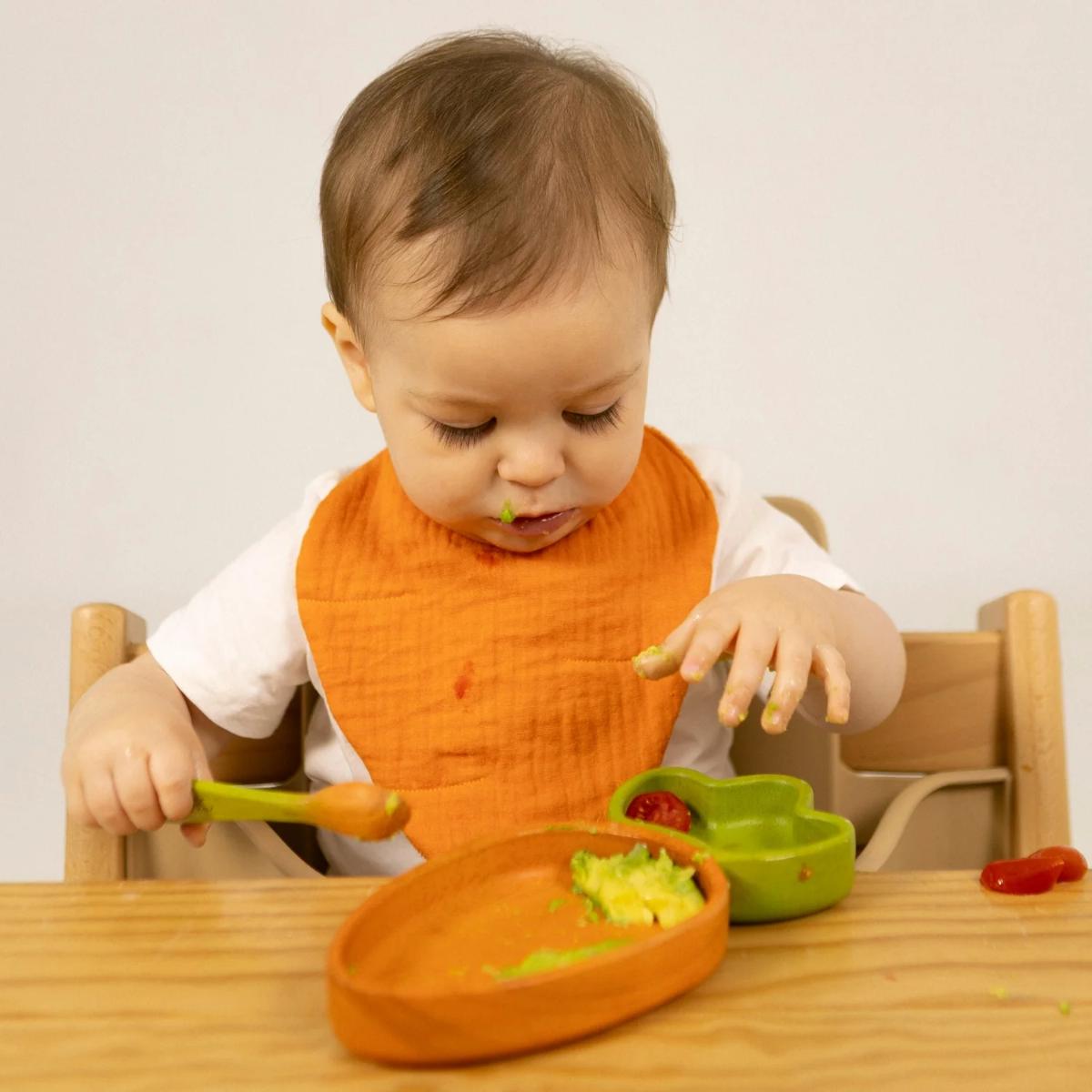 Set vaisselle assiette cuillère CATHY THE CARROT Oli & Carol
