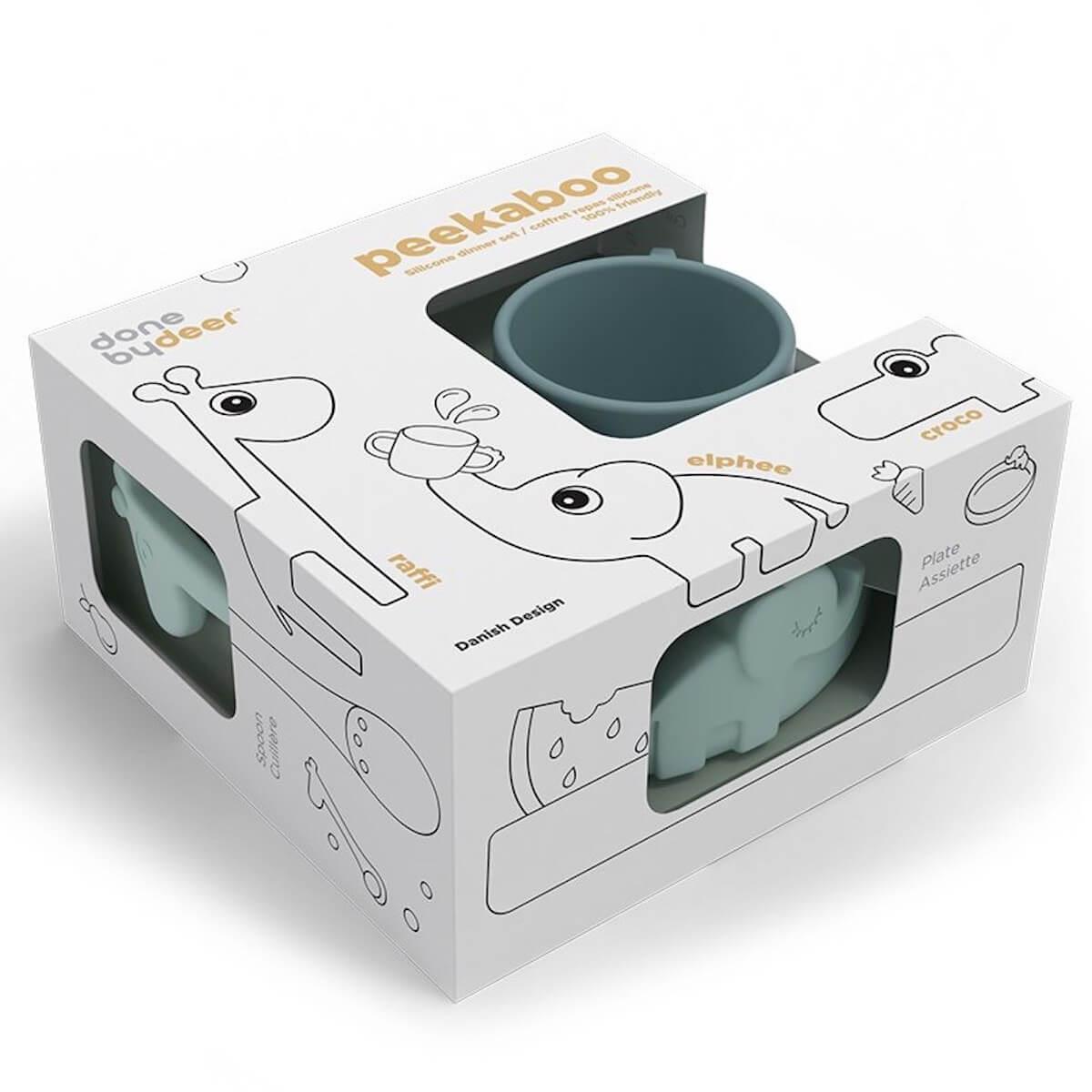 Set vaisselle DEER FRIENDS Done by Deer bleu