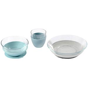 Set vaisselle en verre Beaba jungle
