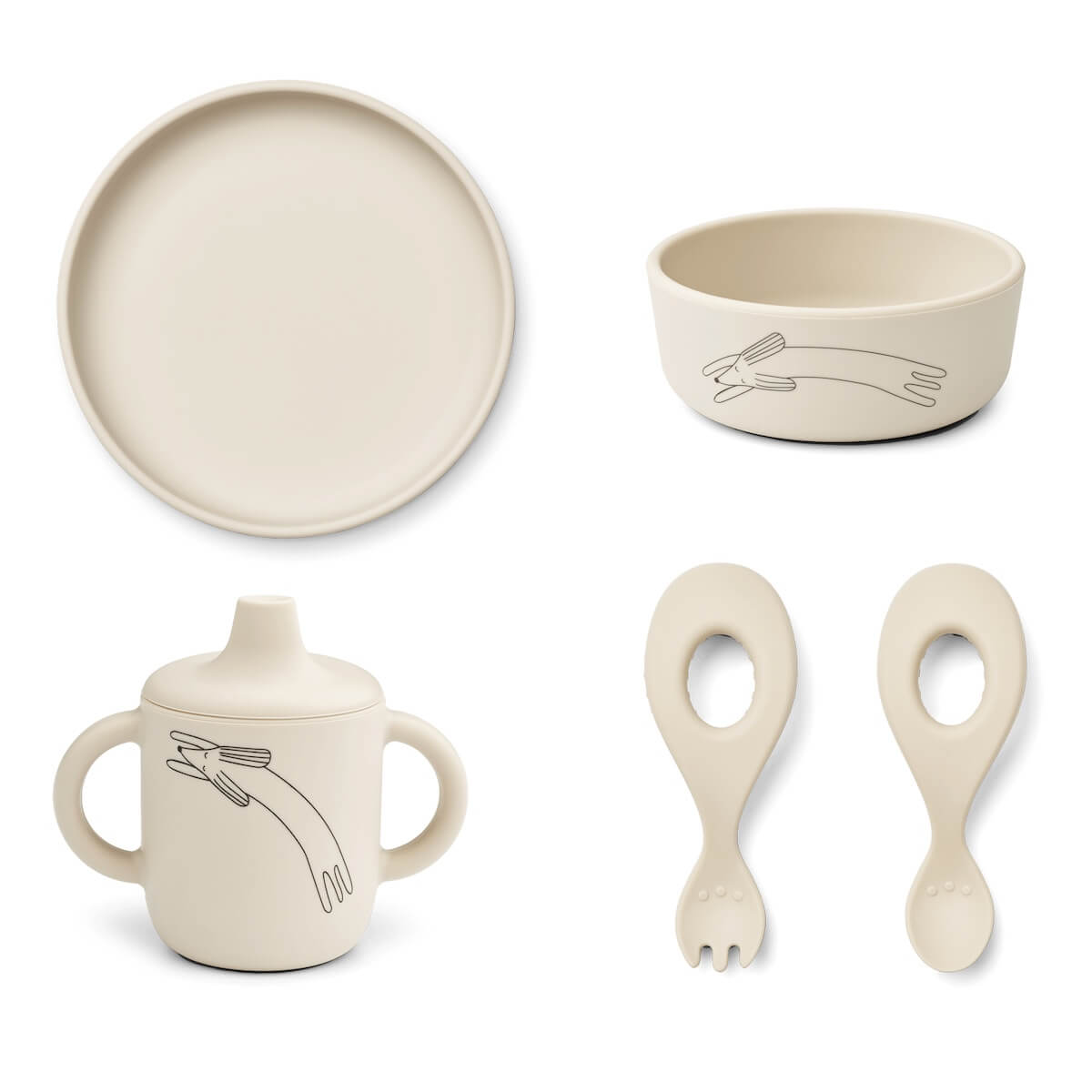 Set vaisselle RYLE Liewood Dog sandy