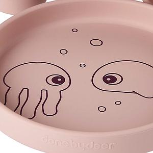 Set vaisselle silicone SEA FRIENDS Done by Deer powder