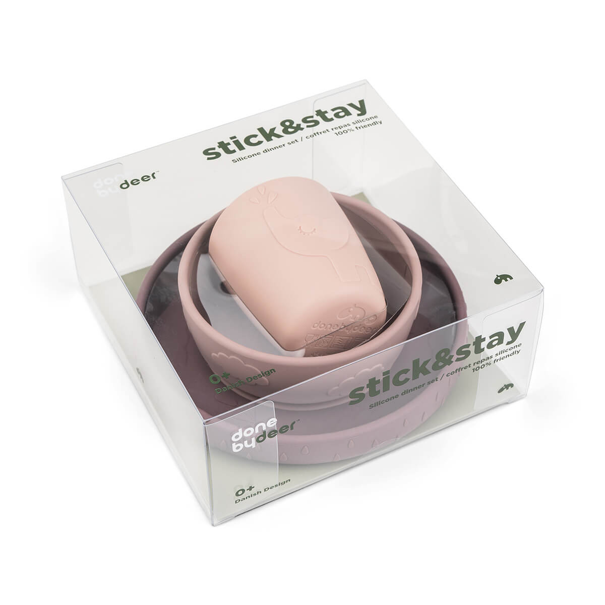 Set vaisselle silicone STICK&STAY Done by Deer Powder
