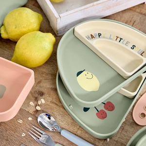 Set vaisselles Silicone Happy Fruits Lemon Laessig