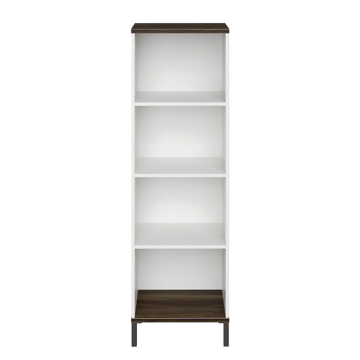 Shelf open 48,3x156,6x38cm LOVELY ALIV Yuny by Paidi off-white dark-walnut