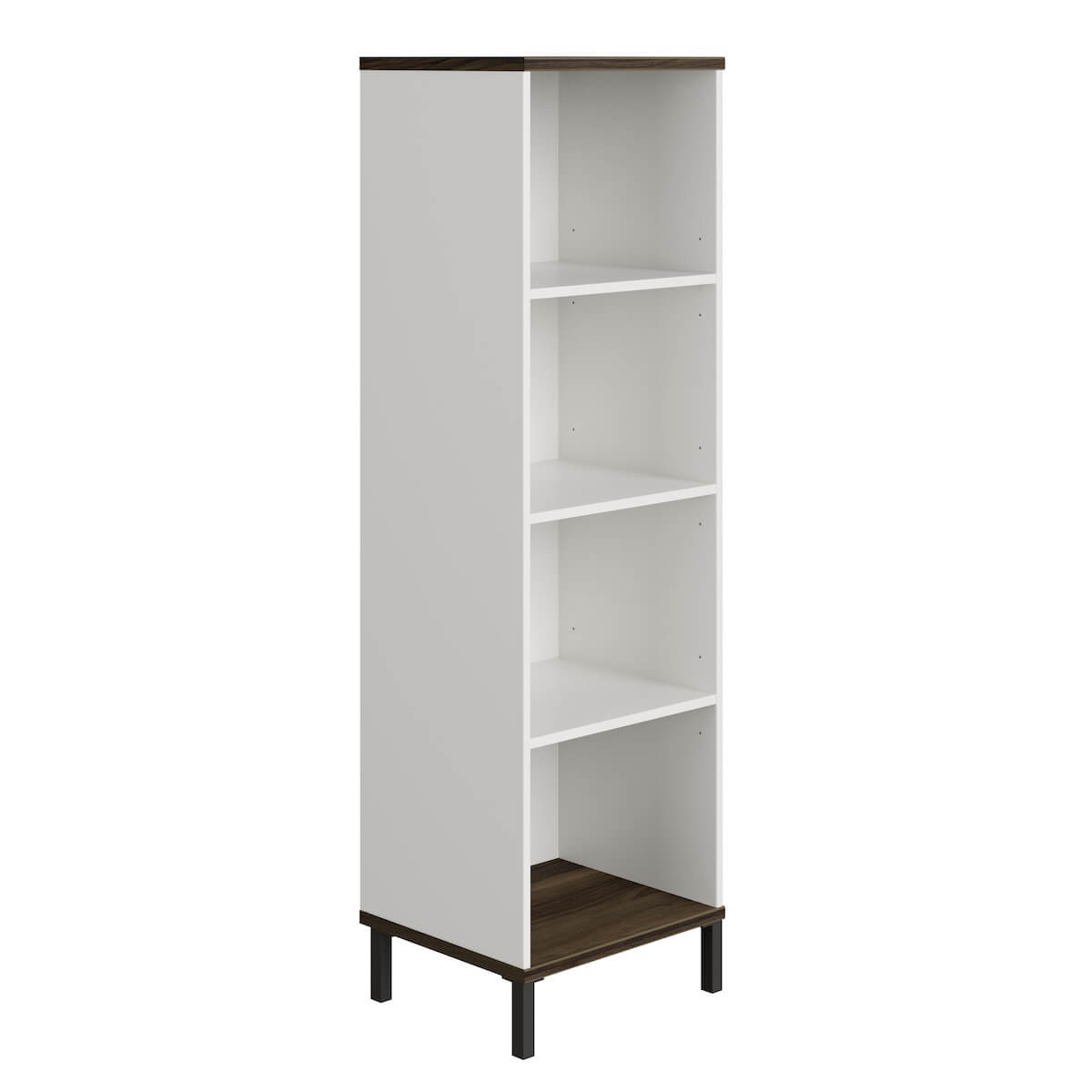 Shelf open 48,3x156,6x38cm LOVELY ALIV Yuny by Paidi off-white dark-walnut