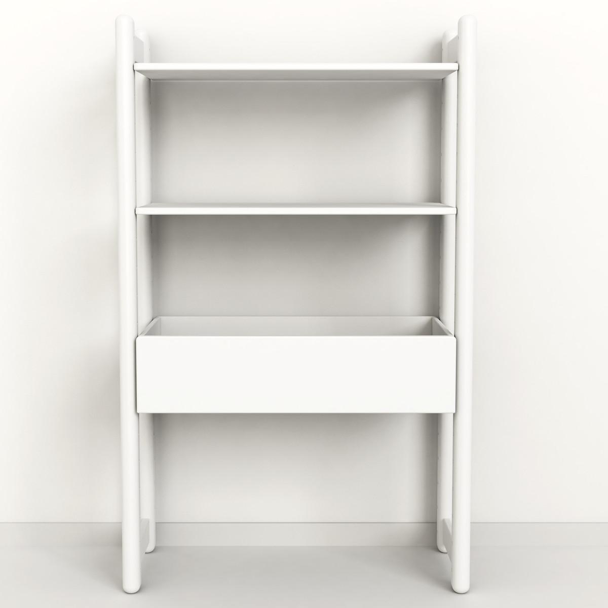 SHELFIE Midi D by Flexa Bac de rangement 131 cm Blanc